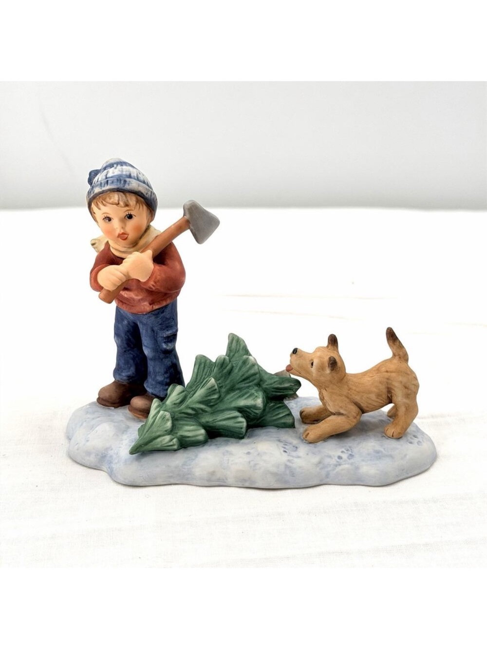 VTG Goebel Hummel The Perfect Tree BH 311 Boy And His Dog Original Box & Papers